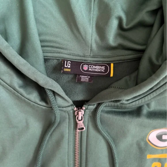 Under Armour Dark Green Full-Zip Hoodie - Picture 2 of 2